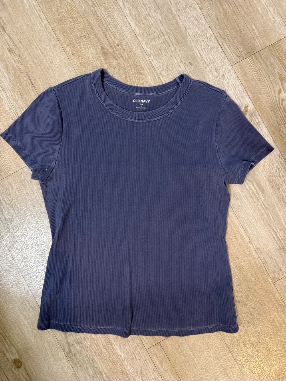 Old Navy Women's Navy Short Sleeve Crewneck Tee